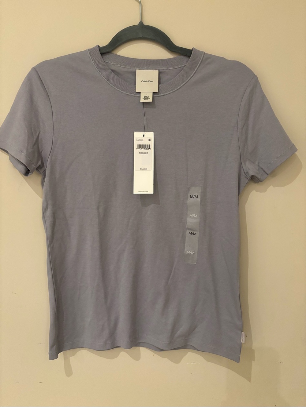 Calvin Klein Women’s Soft Lavender Crew Tee